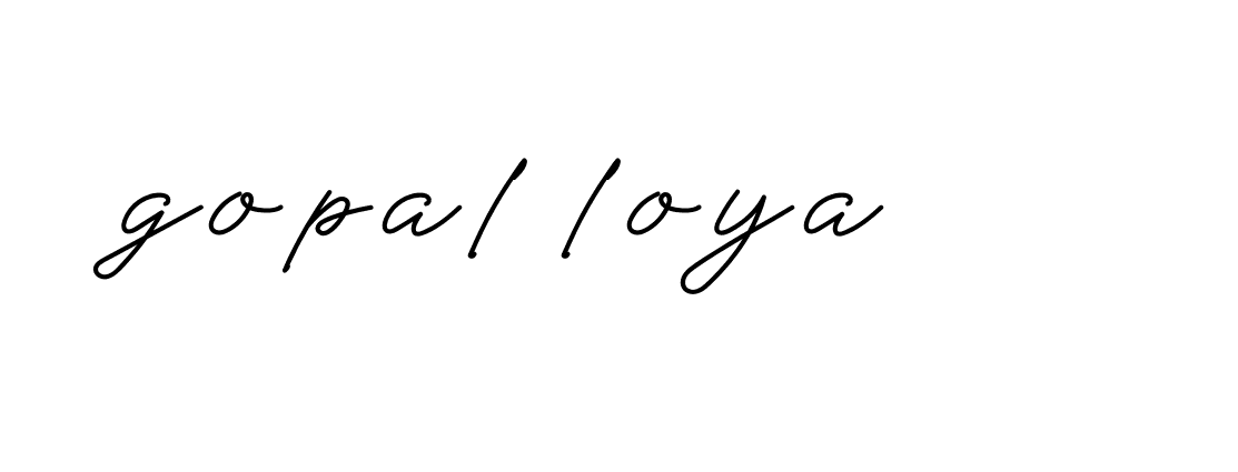 Signature of gopal-loya