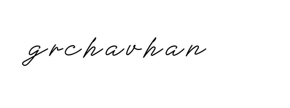 Signature of grchavhan