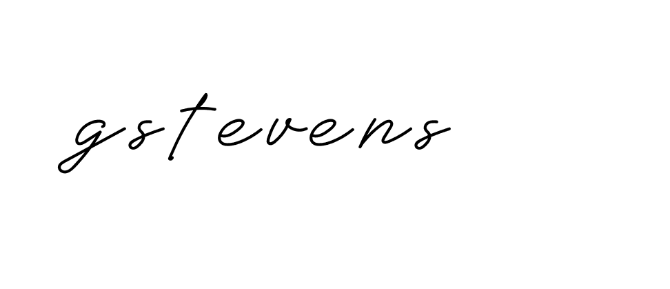 Signature of gstevens