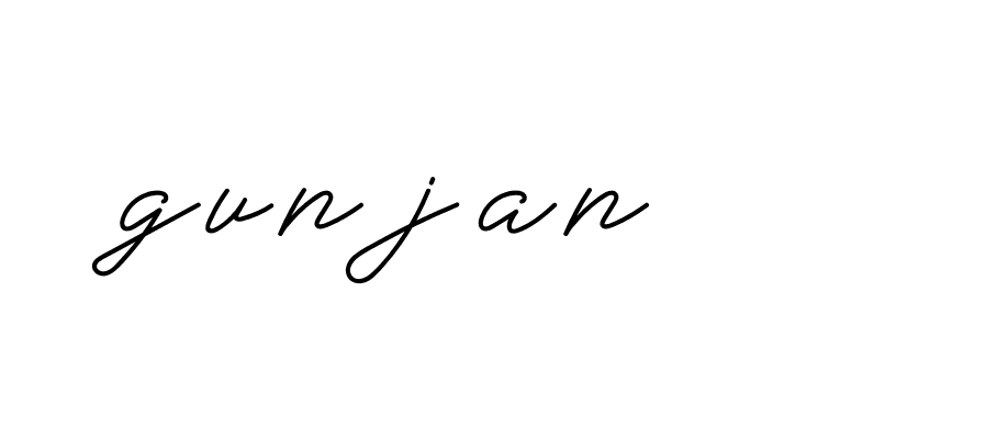 Signature of gunjan