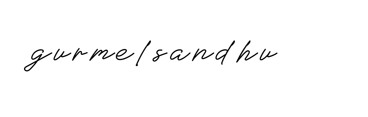 Signature of gurmelsandhu