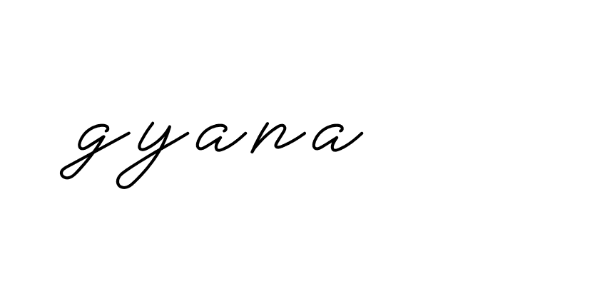 Signature of gyana