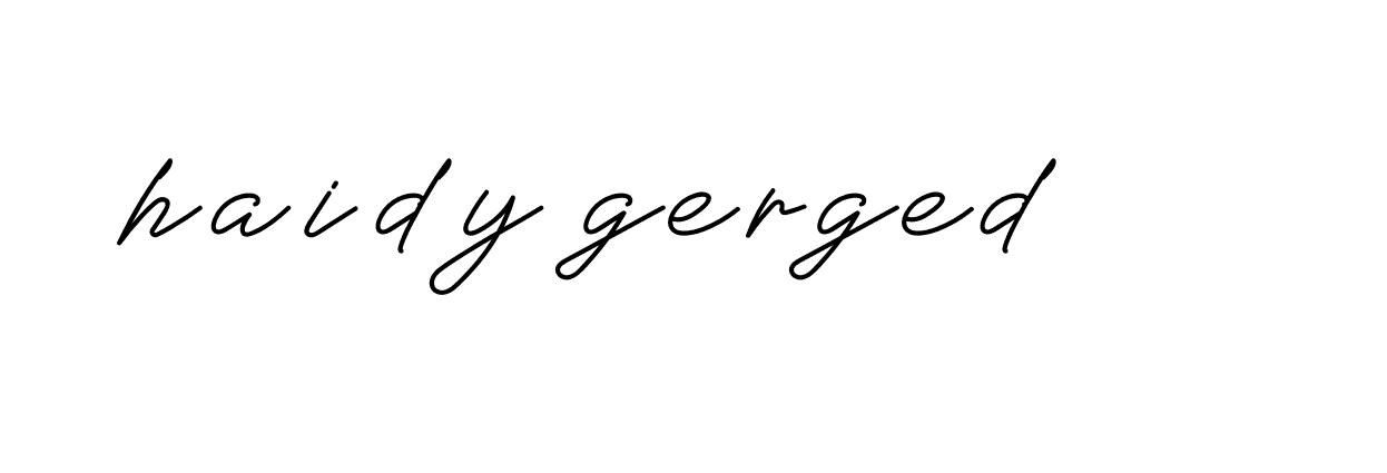 Signature of haidy-gerged