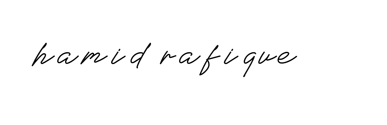 Signature of hamid-rafique