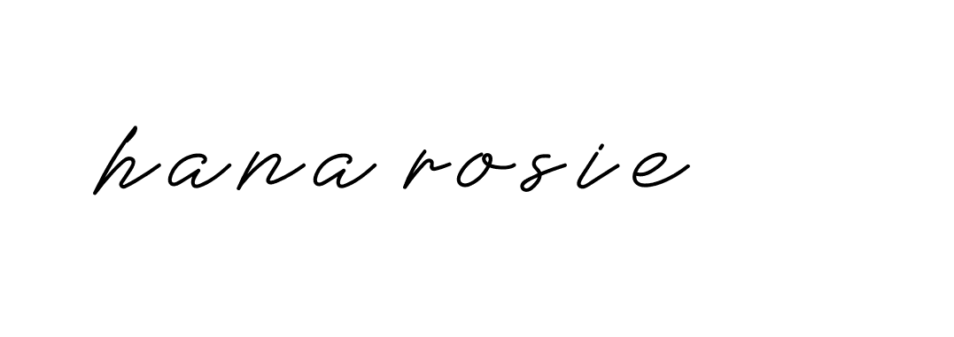 Signature of hana-rosie