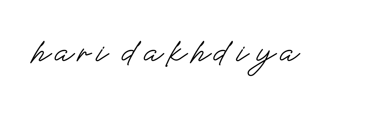 Signature of hari-dakhdiya