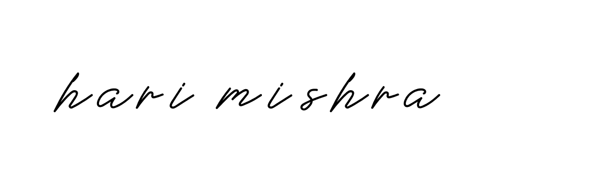 Signature of hari-mishra-