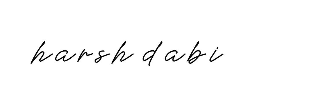 Signature of harsh-dabi-