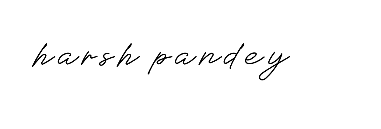 Signature of harsh-pandey