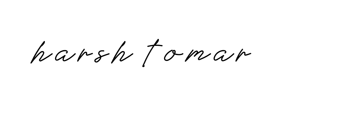 Signature of harsh-tomar