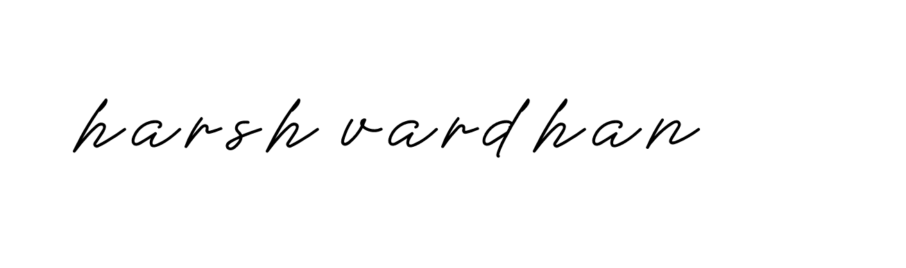 Signature of harsh-vardhan