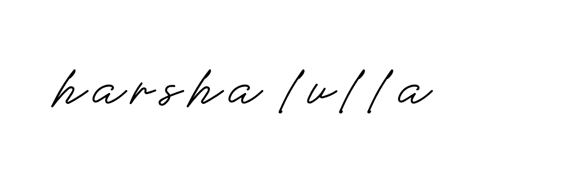 Signature of harsha-lulla