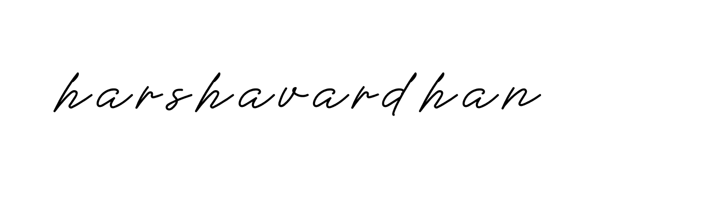 Signature of harshavardhan-