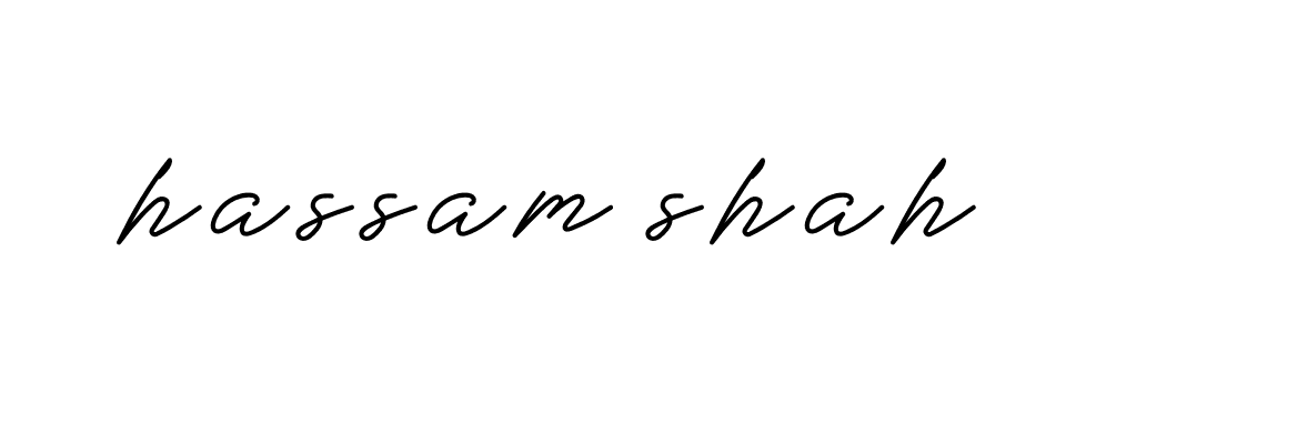 Signature of hassam-shah