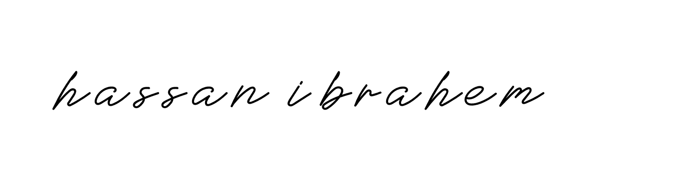 Signature of hassan-ibrahem