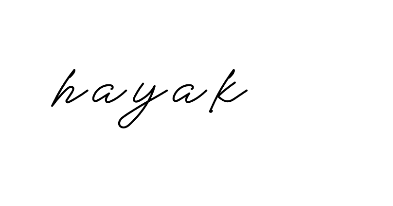 Signature of hayak