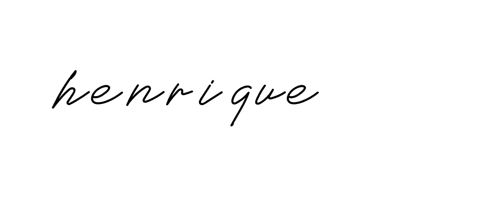 Signature of henrique-