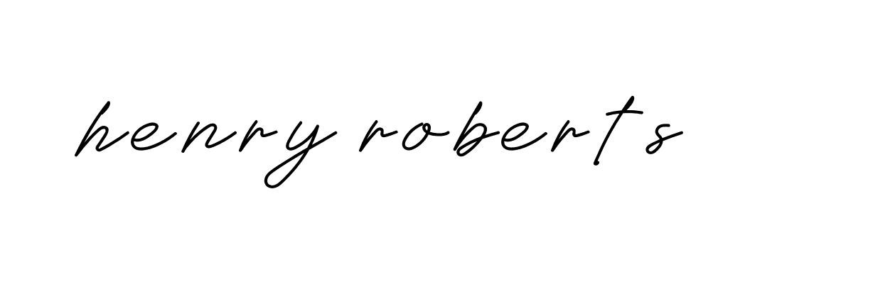 Signature of henry-roberts