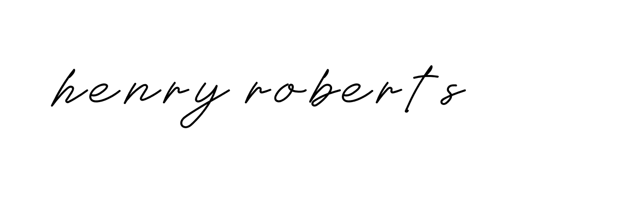 Signature of henry-roberts-