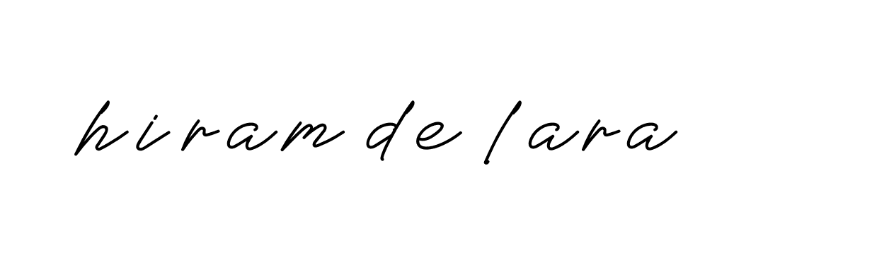 Signature of hiram-de-lara