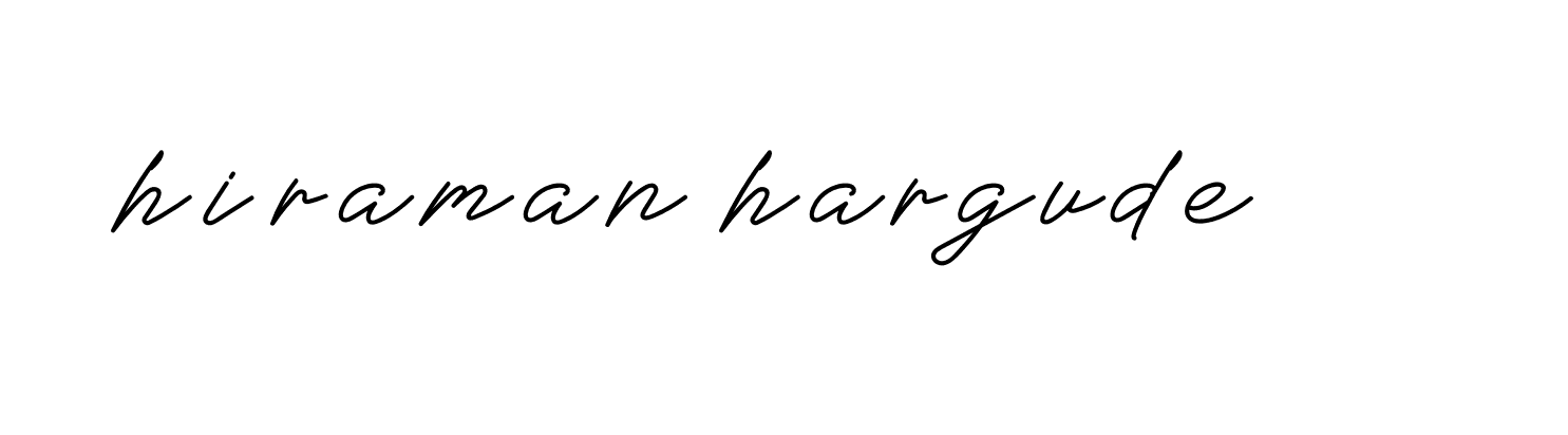 Signature of hiraman-hargude