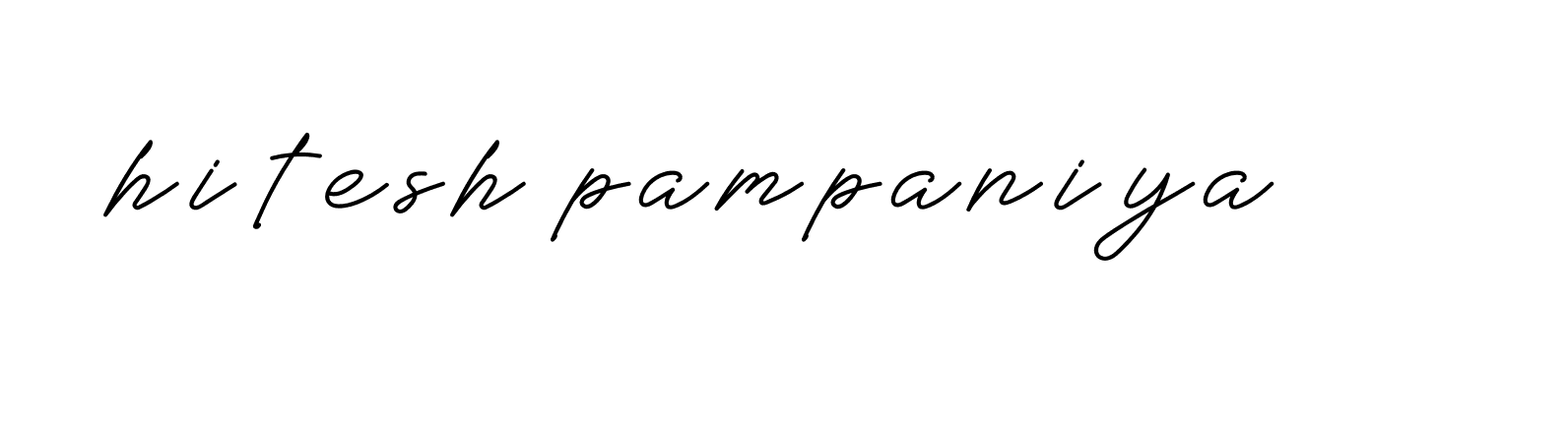 Signature of hitesh-pampaniya