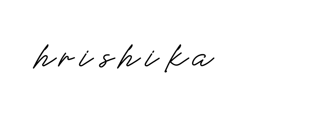 Signature of hrishika-