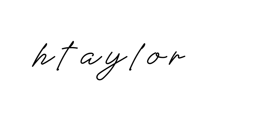 Signature of htaylor