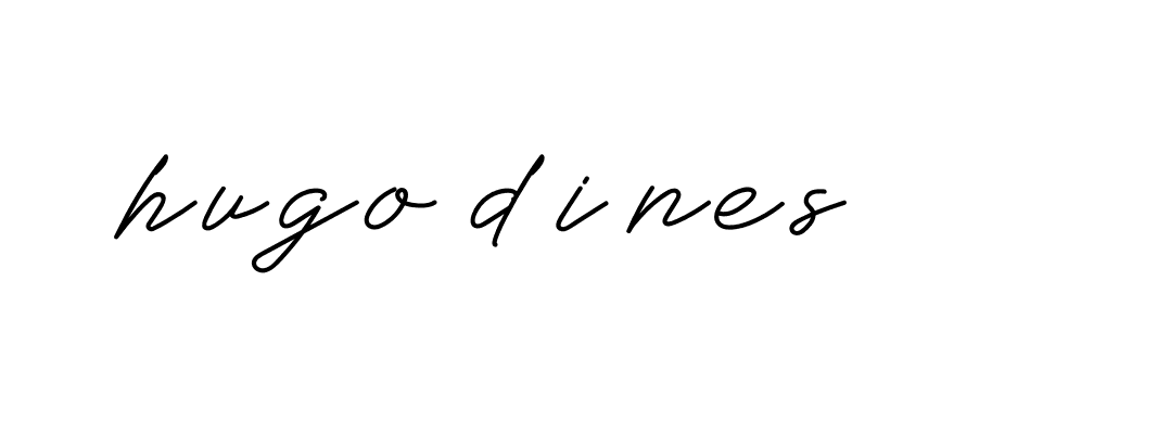 Signature of hugo-dines