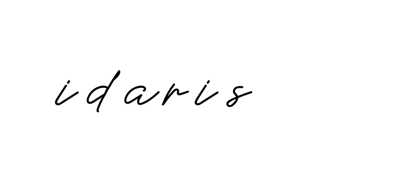 Signature of idaris