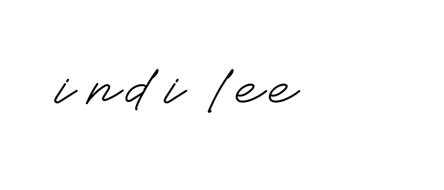 Signature of indi-lee