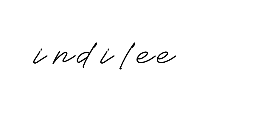 Signature of indilee