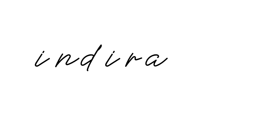 Signature of indira-