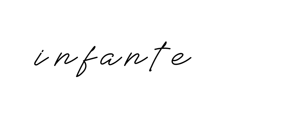 Signature of infante