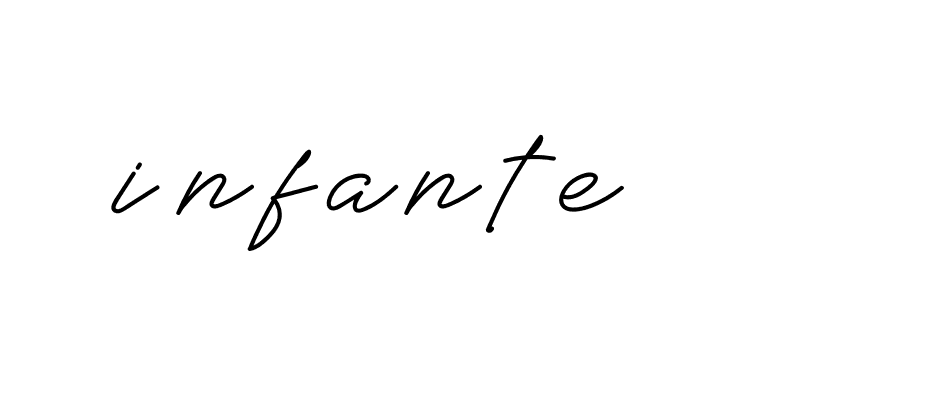 Signature of infante-