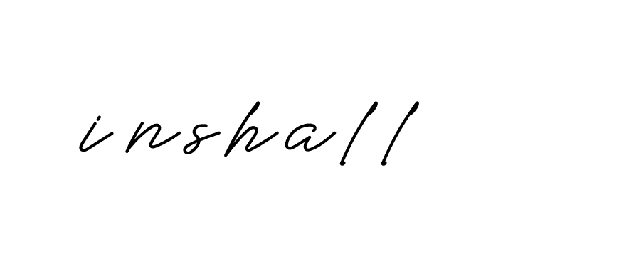 Signature of inshall