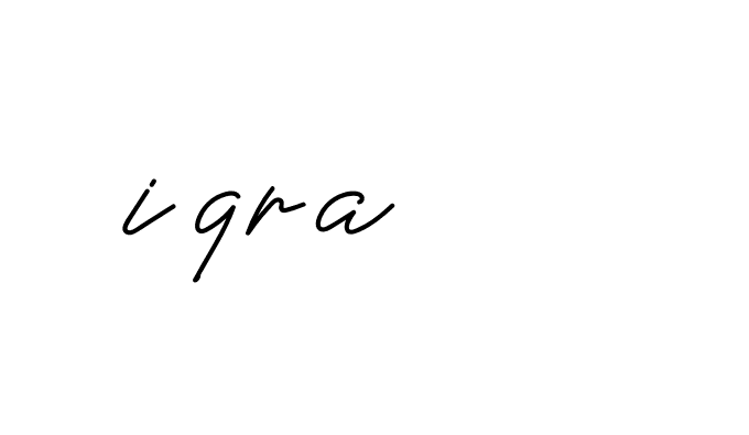 Signature of iqra-