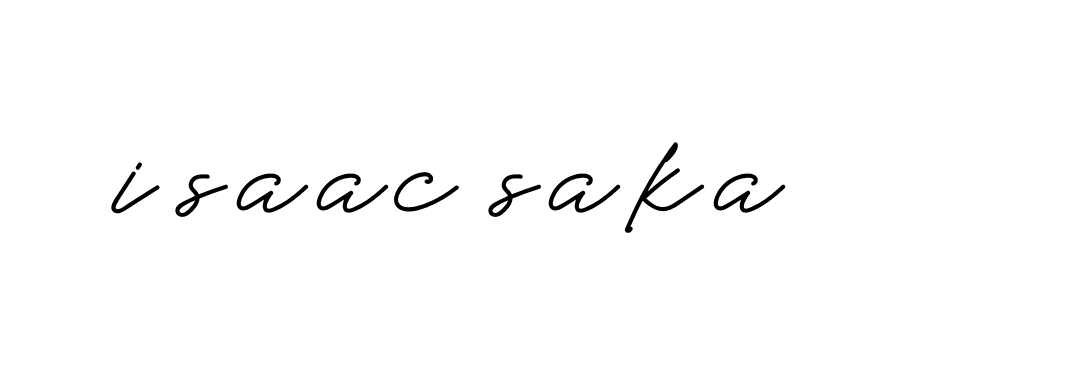 Signature of isaac-saka