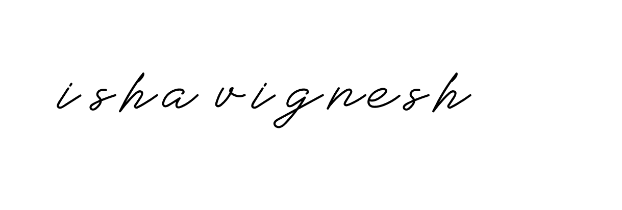 Signature of isha-vignesh