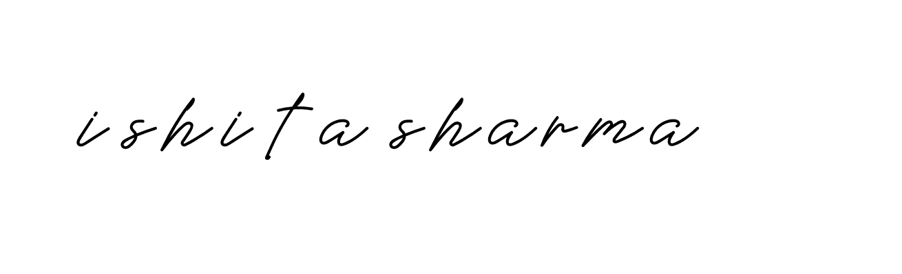 Signature of ishita-sharma