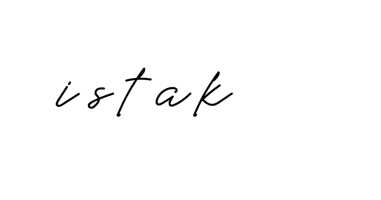 Signature of istak