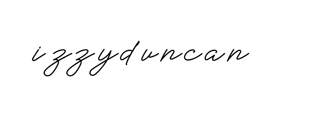 Signature of izzyduncan