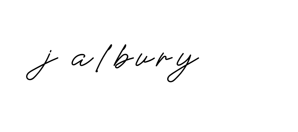 Signature of j-albury