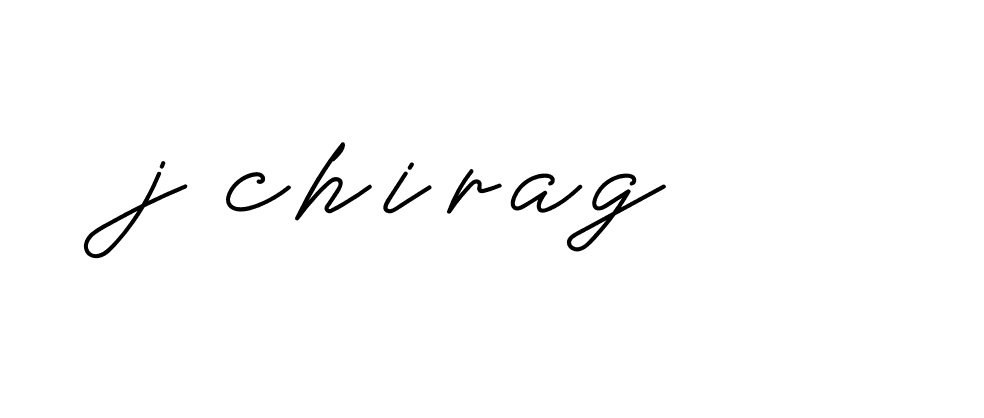 Signature of j-chirag