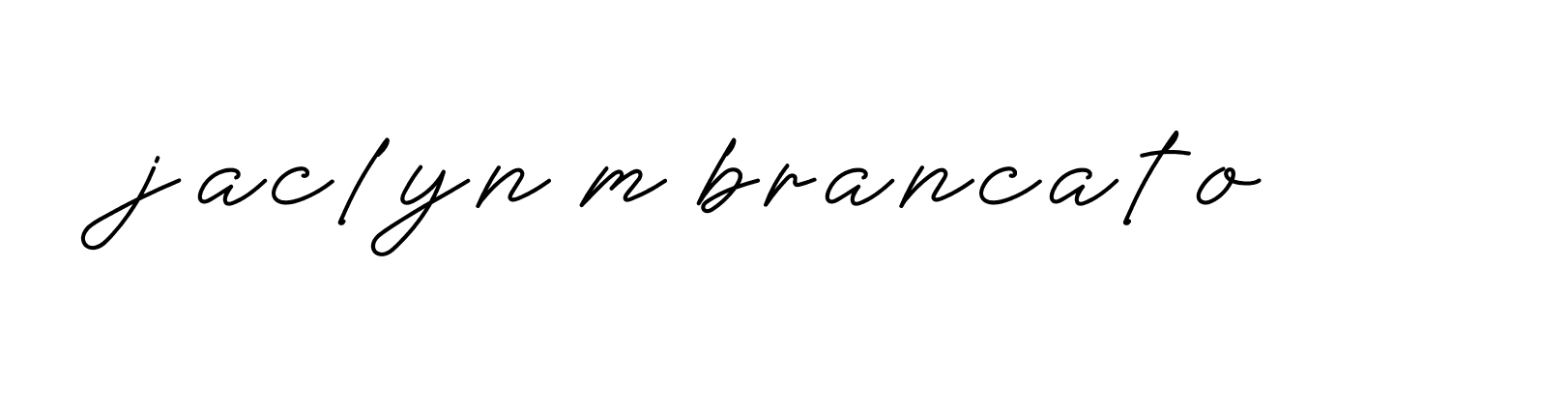 Signature of jaclyn-m-brancato