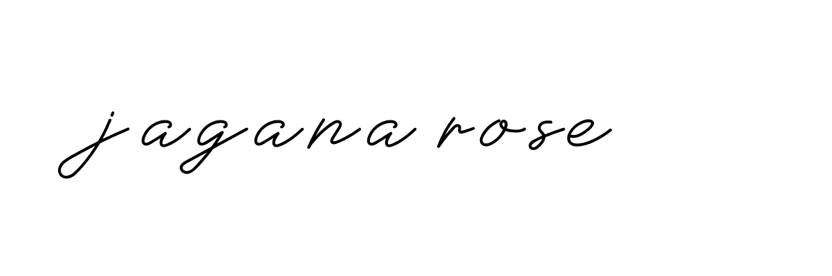 Signature of jagana-rose