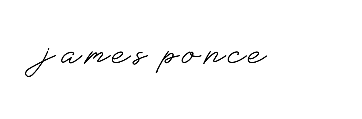 Signature of james-ponce