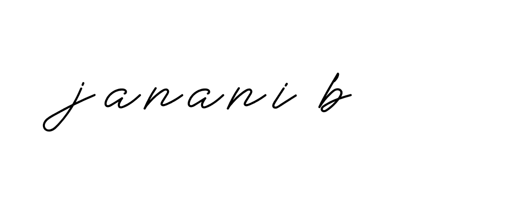 Signature of janani-b