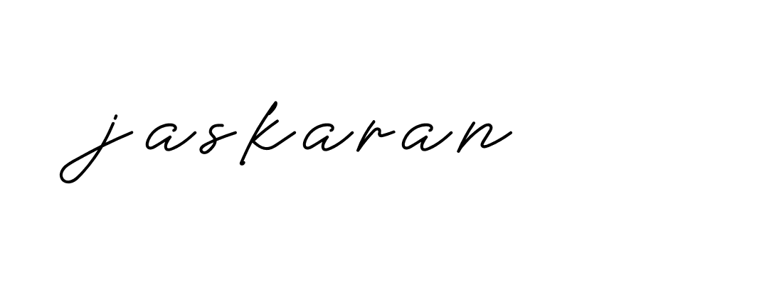 Signature of jaskaran-