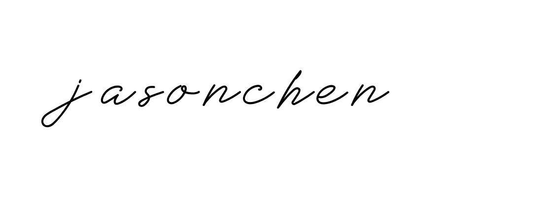 Signature of jasonchen